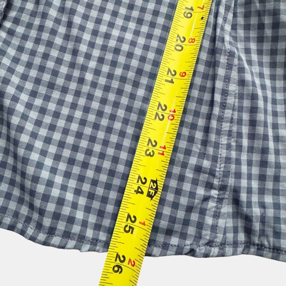 Kuhl Ezra Plaid Button Up Shirt Long Sleeve Outdoor Adventure Women's Sz M Blue - Picture 13 of 16